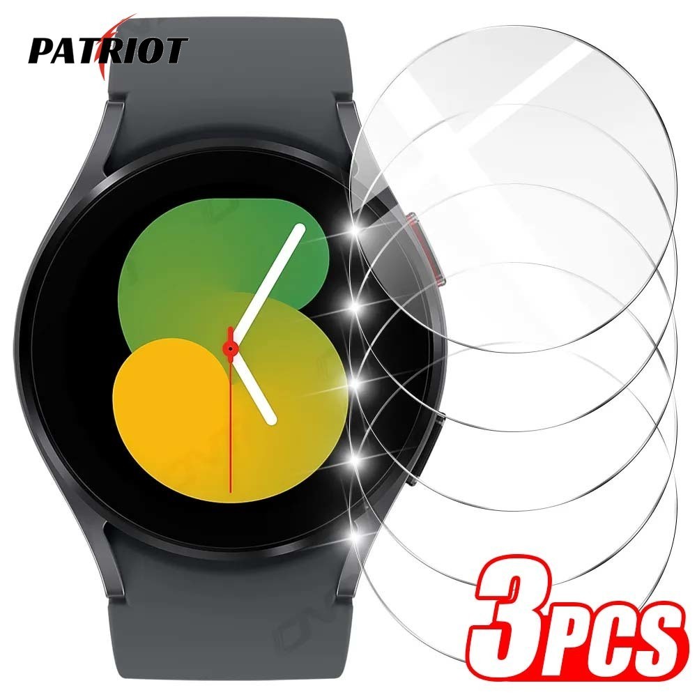 SAMSUNG [PATRIO] 3 片鋼化玻璃適用於三星 Galaxy Watch 5 4 40/44mm 經典 42