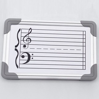 【白板寫字板】磁吸五線譜磁性白板音樂培訓教具吉他識譜卡鋼琴啟蒙識譜表可擦寫