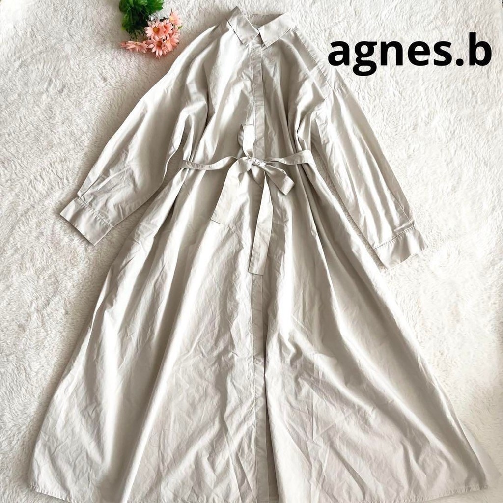 二手 - 法國 agnes b. 棉質長袖襯衫連衣裙 38