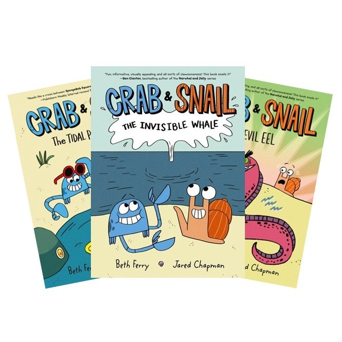 Crab and Snail (Book 1-3)(graphic novel)/Beth Ferry【禮筑外文書店】