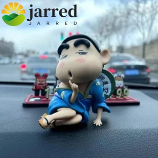 JARRED 蠟筆小新動漫公仔和服日式蠟筆公仔玩具創意收藏搞笑 Q 版 Shin-Chan PVC 模型車裝飾