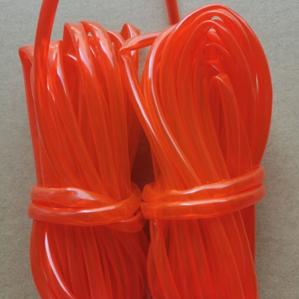 PVC彩色軟管穿8號鐵絲編織籃子手工飾品塑膠管保護管彩色空心管子