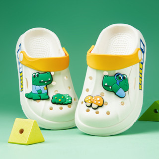 【現貨】幸福瑪麗 鱷魚拖鞋 男孩洞洞鞋 可愛卡通布希鞋 防滑軟底舒適拖鞋