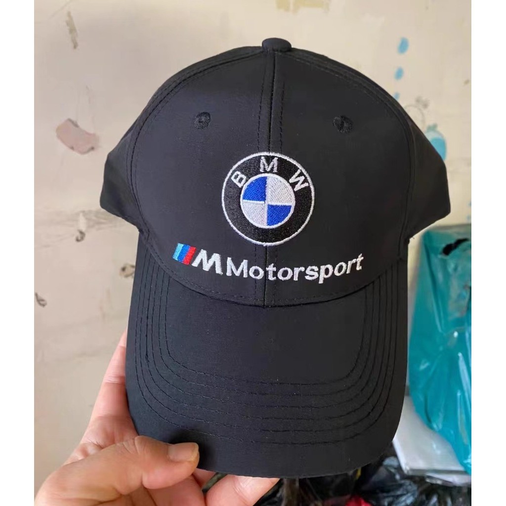 BMW M黑色棒球帽M1 M2 M3 M4 M5 M6 M7戶外賽車遮陽帽