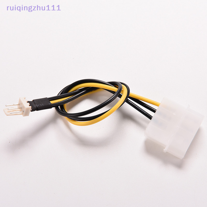[ruiqingzhu] 1pcs 4-Pin IDE 轉 3-Pin CPU/機箱風扇電源連接器電纜適配器 20cm