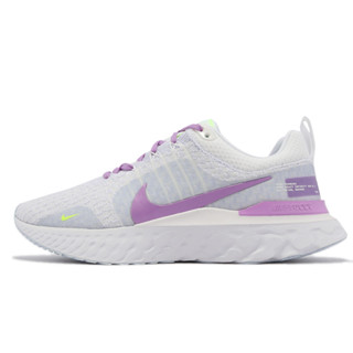 Nike 慢跑鞋 Wmns React Infinity Run FK 3 白紫 女鞋 【ACS】 DZ3016-100