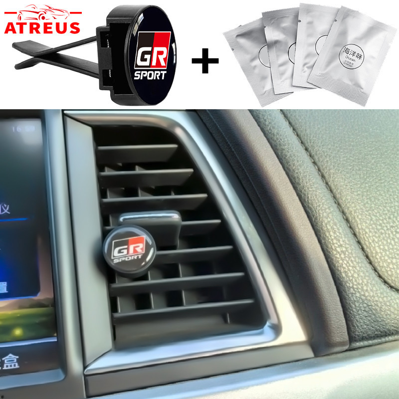 Toyota GR 汽車出风口空氣清新劑固體香薰補充包汽車通風口夾香薰適用於豐田 Corolla RAV4 Yaris