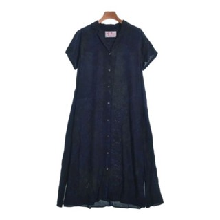Aloha Blossom BLOSSOM洋裝 連身裙女裝 深藍 日本直送 二手