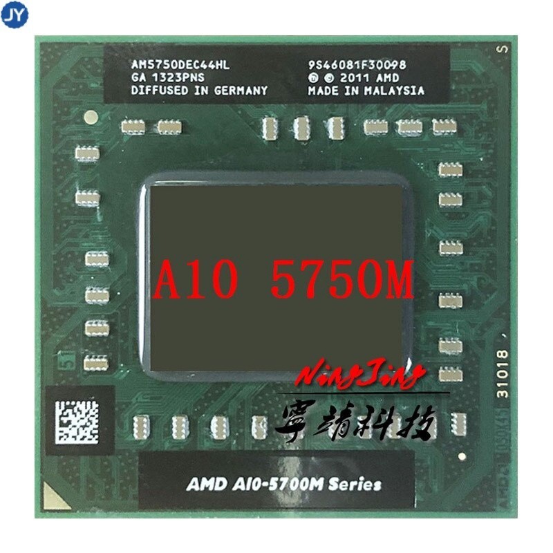 【 In s 排扣】AMD A10 系列 A10-5750M A10 5750 M 2.5 GHz 四核四核 CPU 處