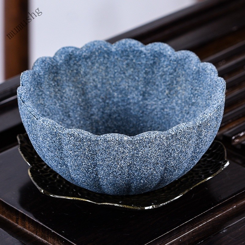 💯台灣出貨#傢用氧化鋁礦石無孔茶葉過濾器茶濾創意陶瓷茶漏器功夫茶具零配件