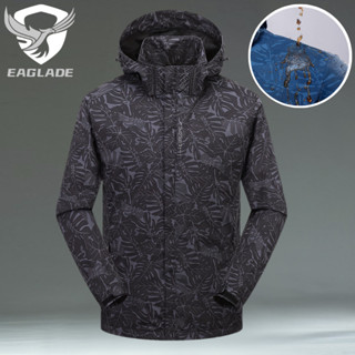 Eaglade 摩托車騎行飛行員夾克男士防水風衣防汙防刮 6288 黑色 D04