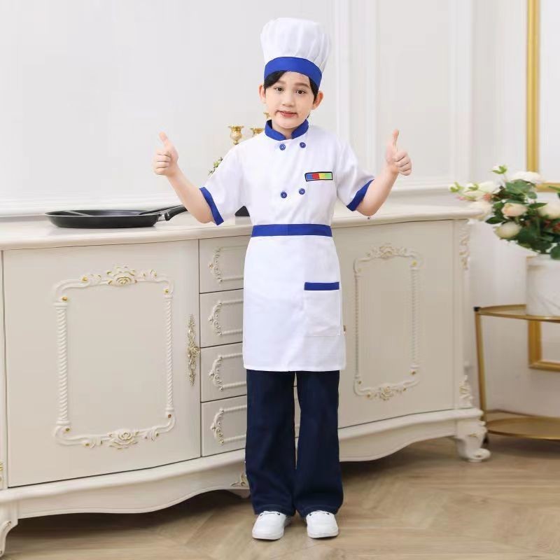 廚師服套裝幼兒園兒童廚師服兒童服務員兒童