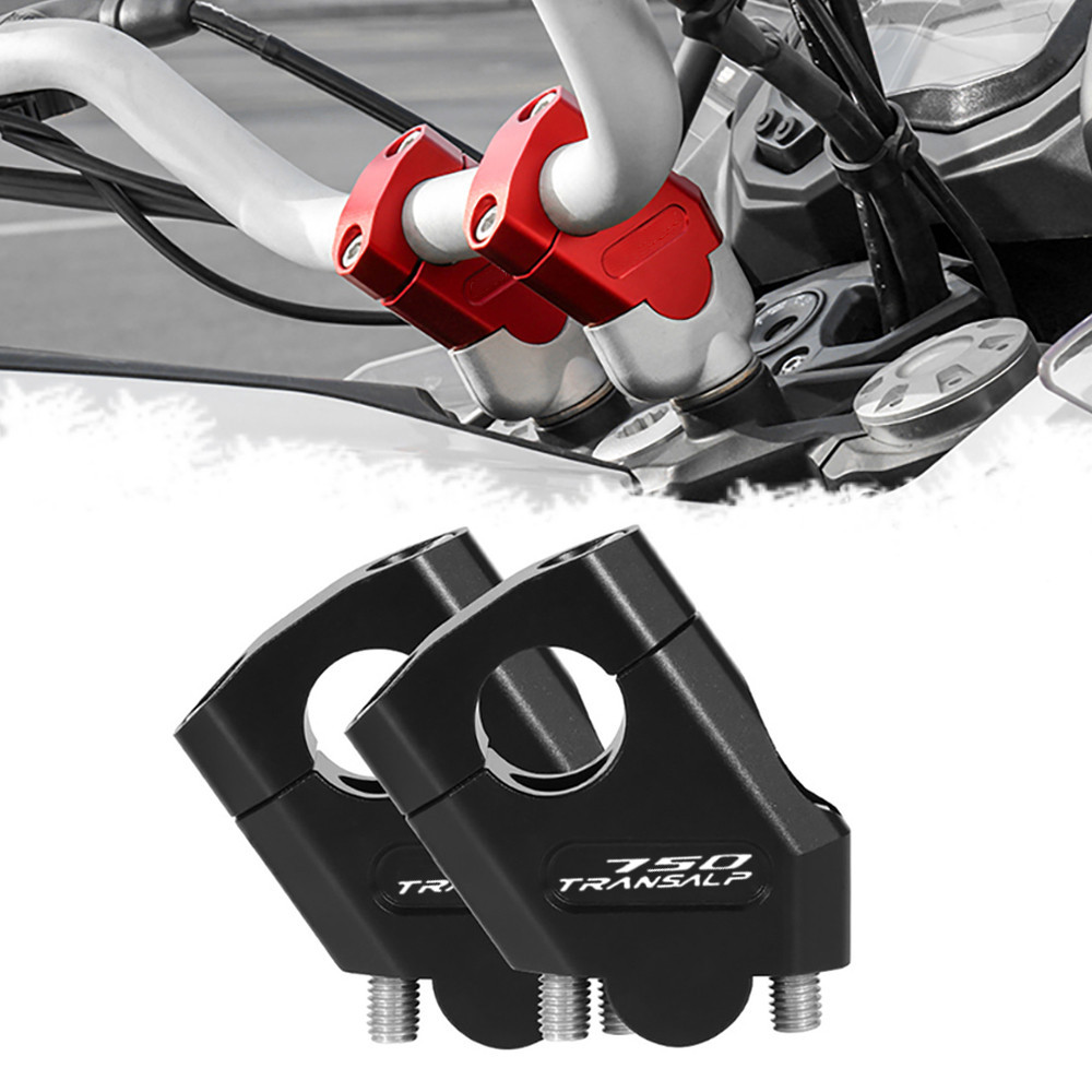 適用於 xl750 TRANSALP XL 750 摩托車車把立管加高夾具安裝坑式自行車 xl750 750 冒險配件