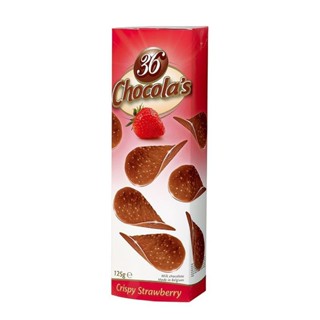 Hamlet 36 Chocola's比利時草莓口味巧克力圓脆片 eslite誠品