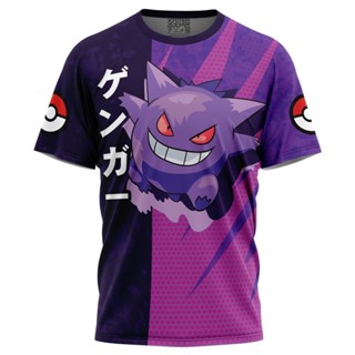 發pocket Monster Gengar Attack T恤