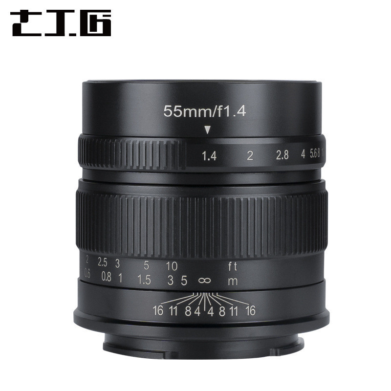 7artisans七工匠55mm f1.4微單人像鏡頭適用索尼佳能M松下M43微單