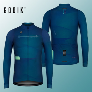 Gobik 牛奶絲自行車騎行服男士比賽合身騎行服專業騎行服透氣自行車服速乾自行車服衣服襯衫上衣