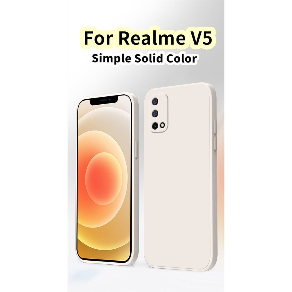 【Case Home】適用於 Realme V5 矽膠全保護殼防摔耐磨彩色手機殼保護套