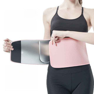 運動護腰帶 護腰帶 銀塗層運動瑜伽束腰 束腹帶 腰部訓練健身腰帶 瑜伽運動護腰