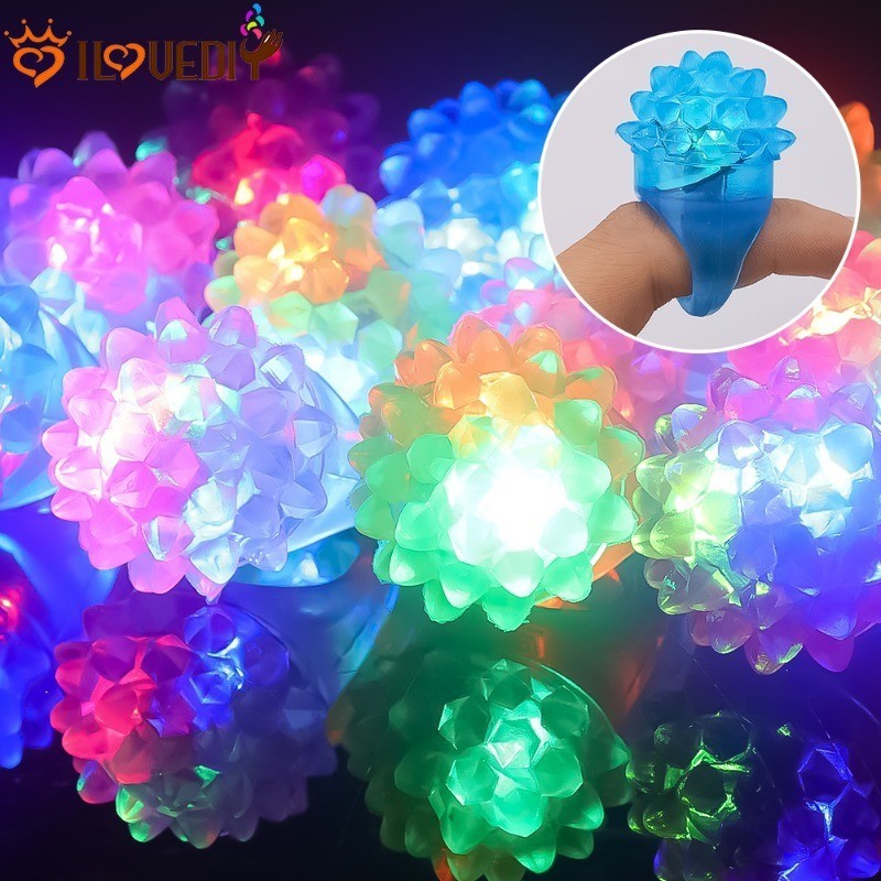 [精選] 草莓環形燈 - 發光玩具 - 發光、閃亮、軟橡膠 - LED 手指燈 - 環形燈 - 婚禮生日派對用品 - 節
