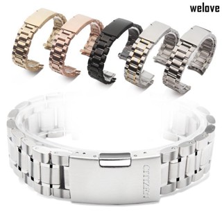 【高級錶帶】西鐵城光動能鋼錶帶 BU4005-56H不鏽鋼實心錶鏈 男女錶鏈配件20mm