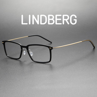 [Ti鈦眼鏡]金屬框眼鏡 超輕6剋 LINDBERG設計師手工眼鏡 純鈦眼鏡架 6528林德伯格衕款 無螺絲尼龍商務方框