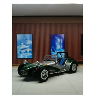 1/43 京商博物館 卡特漢姆 caterham super 7 合金汽車模型 一款復古造型的賽道利器 原包原盒 漆面狀