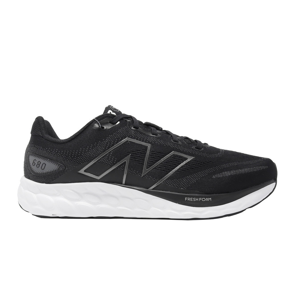 New Balance 680 V8 黑 白 男鞋 緩震 路跑 運動鞋 NB [YUBO] M680LK8 2E寬楦