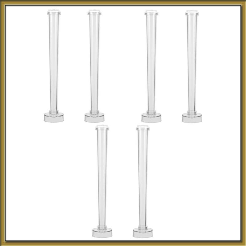 6 件裝蠟燭模具錐形燭台蠟燭錐形應急蠟燭套裝