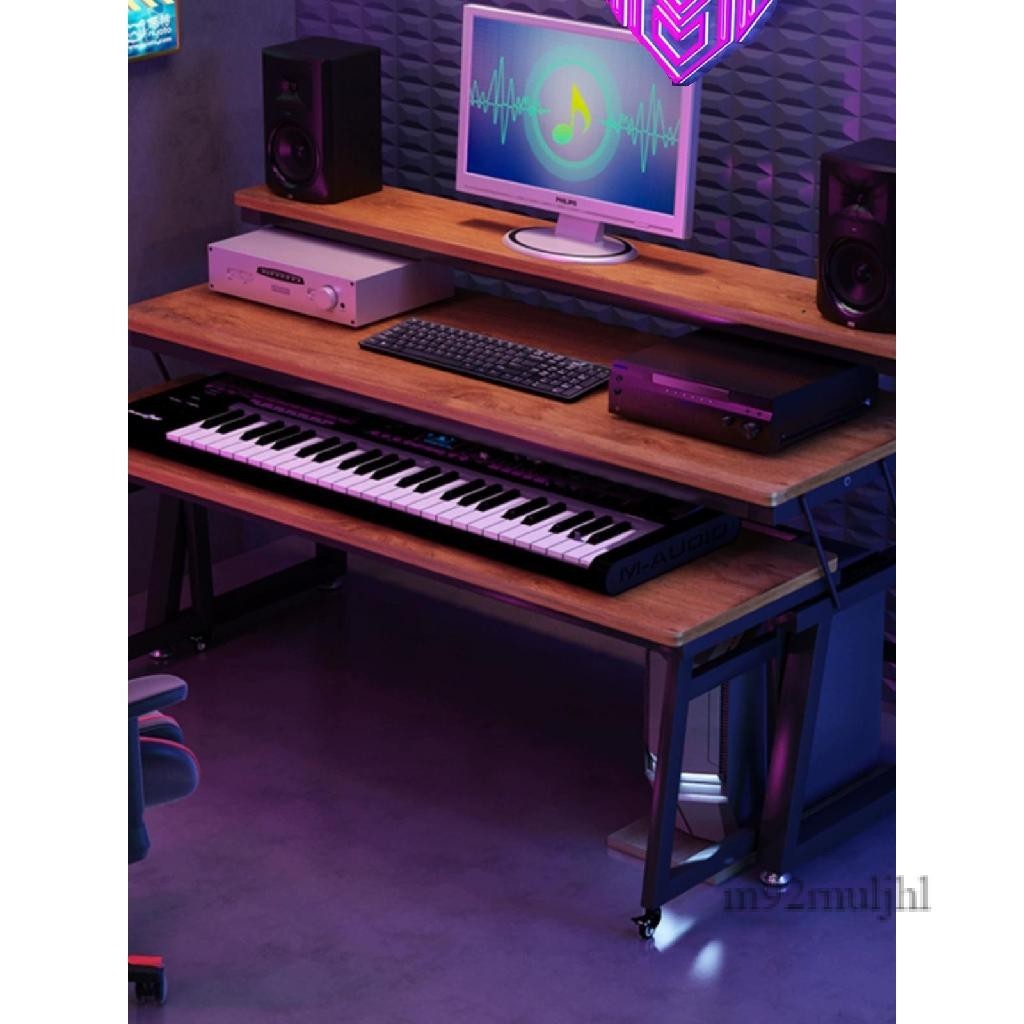 編曲工作台电子琴桌簡約現代電鋼琴midi鍵盤桌編曲錄音合成器桌子電子琴桌 桌子 電腦桌