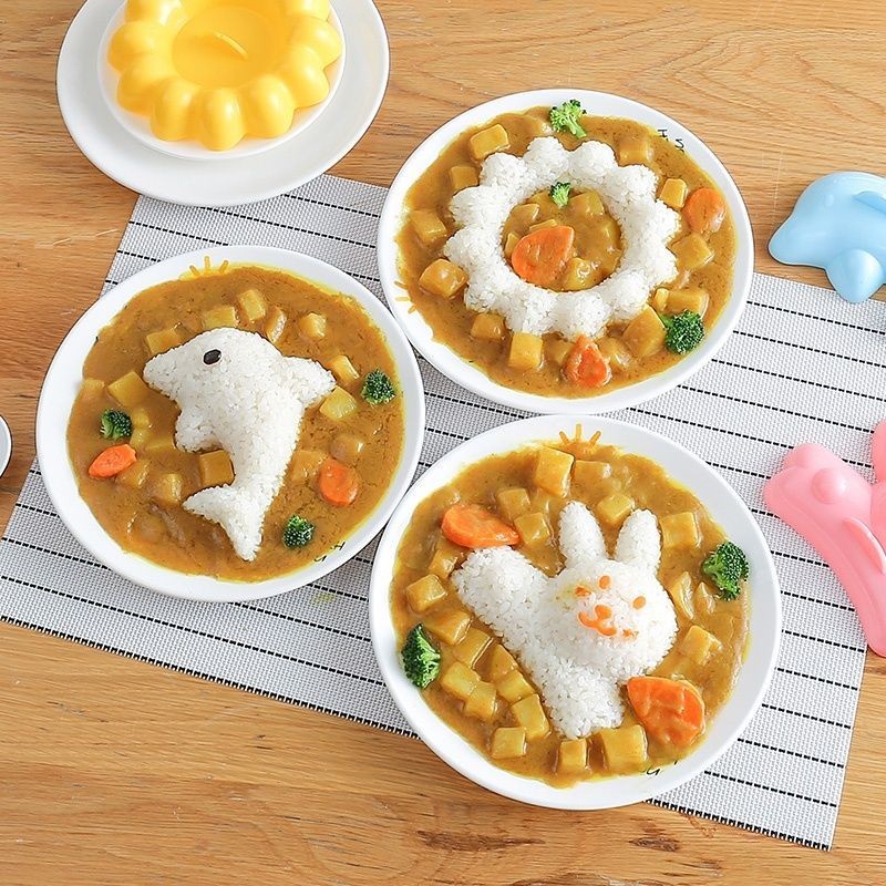 飯糰模具兒童食物卡通動物造型寶寶餐創意廚房用品早餐米飯磨具