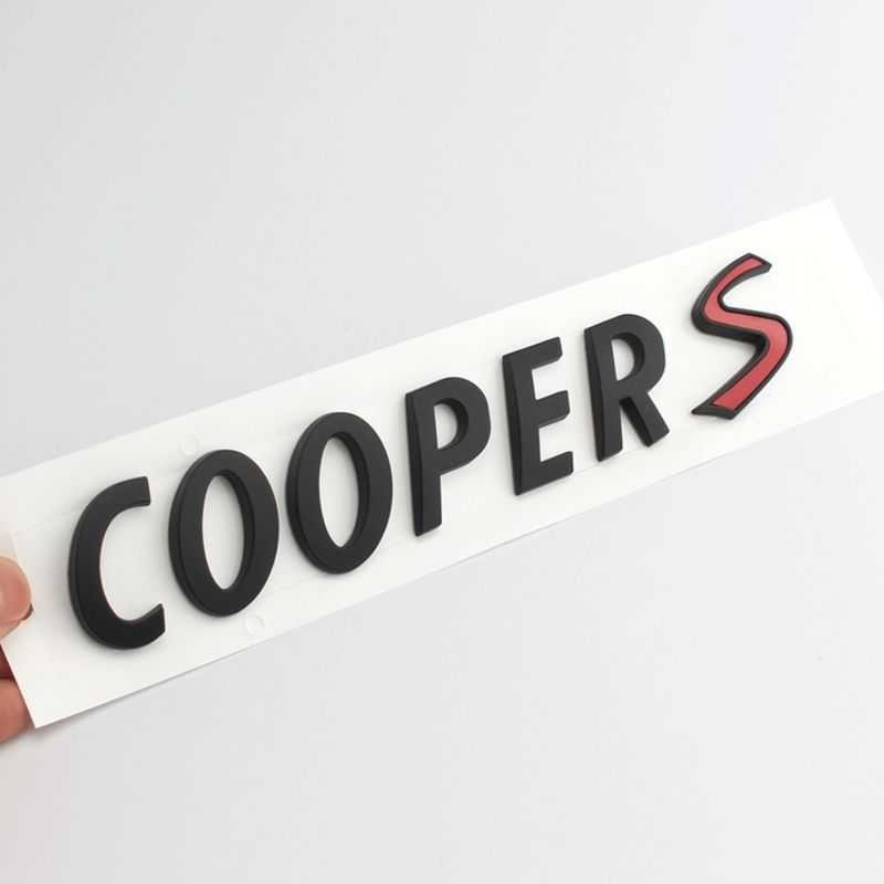 適用於寶馬迷你MINI車標車貼COOPER S後尾標字母貼裝飾標改裝標誌