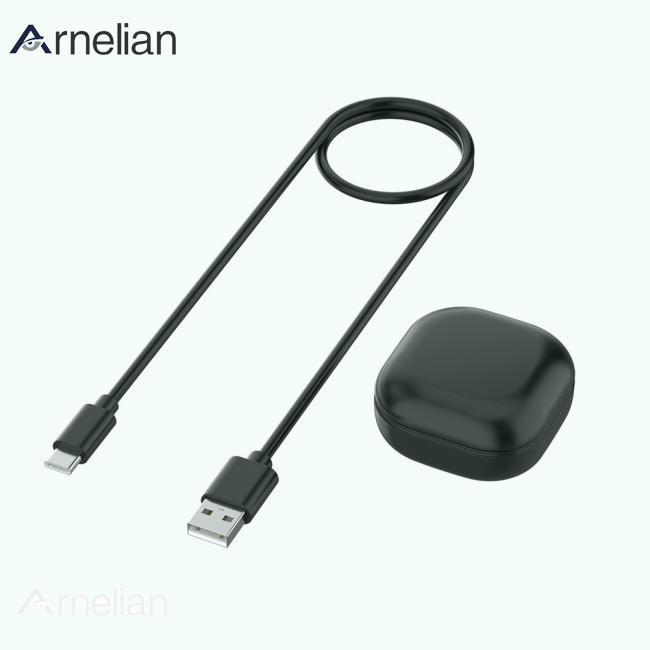 Arnelian 充電盒旅行收納盒充電隔層兼容 Galaxy Buds Pro 耳機 Sm-r190