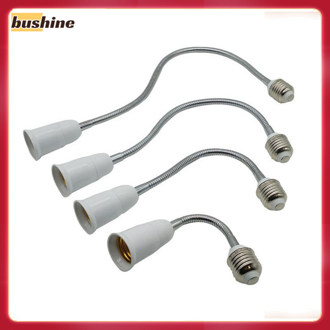Bushine Metal E27 柔性 Led 燈泡底座輕量級各種尺寸擴展適配器插座硬件用於 Led / 鹵素