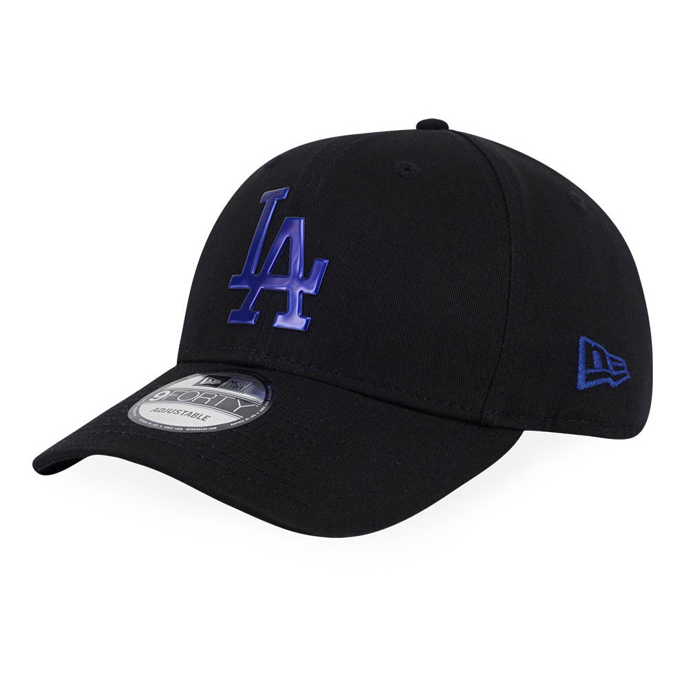 洛杉磯道奇隊 MLB 鋁箔標誌黑色 9FORTY 可調節帽子