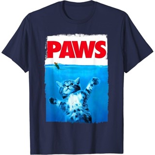 Paws 貓和老鼠上衣可愛有趣的貓情人模仿 T 恤