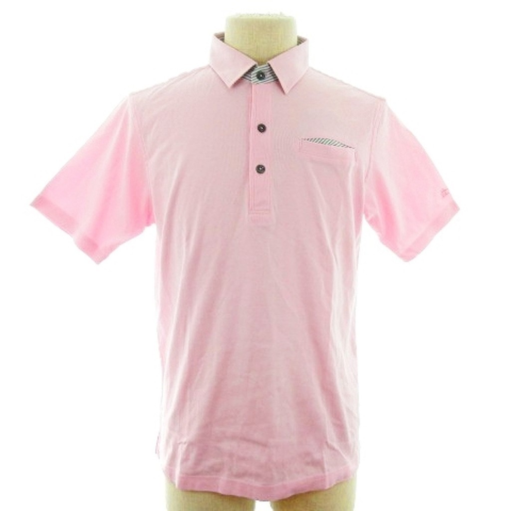 Munsingwear PINK WHEIRpolo衫 襯衫粉色 短袖 日本直送 二手