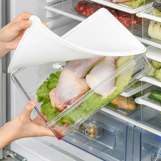 【好物推薦🔥】透明塑料冰箱收納盒抽屜式保鮮盒食品級鷄蛋盒懸掛儲物盒置物架盒