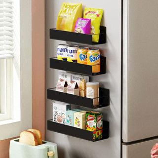 磁吸冰箱置物架 磁吸置物架 鐵藝磁吸冰箱架 廚房置物架 冰箱架 收納架 磁鐵壁掛架