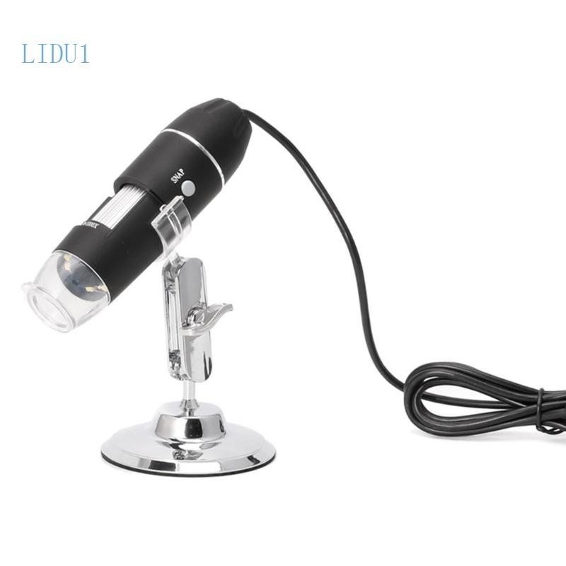 Lidu1 1600X 放大內窺鏡 USB 顯微鏡相機數碼顯微鏡支架