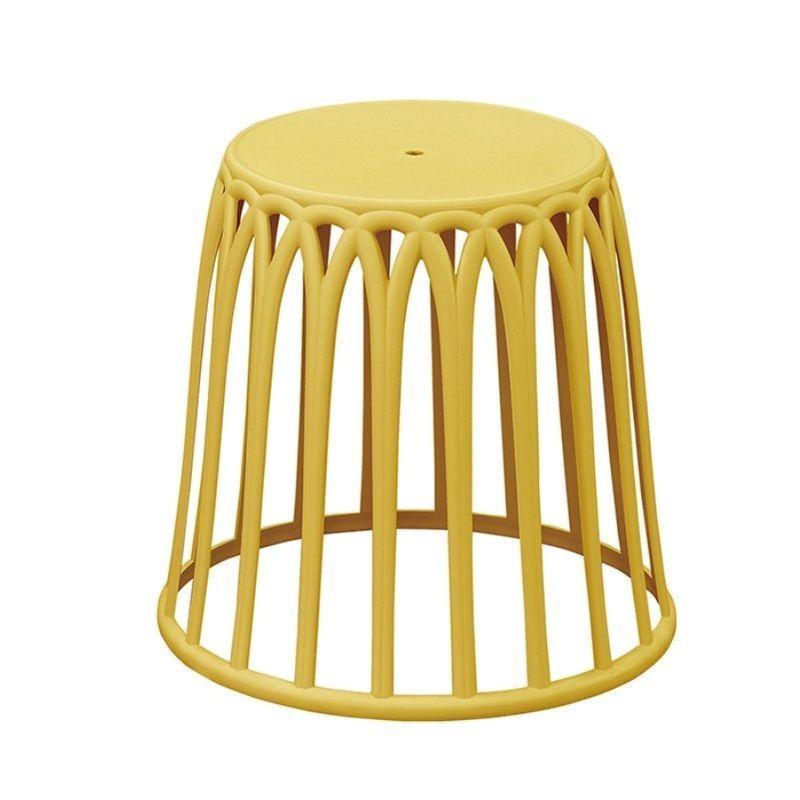 【GB904-11】清瀨黃色圓椅凳(可堆疊)(東部及桃園以南請另詢運費)