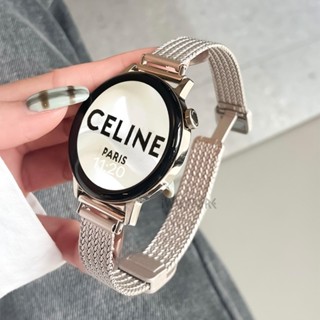 麥穗編織金屬磁吸錶帶 適用於 三星錶帶 Galaxy Watch 6 5 4 錶帶 佳明 小米 華為 20mm 22mm