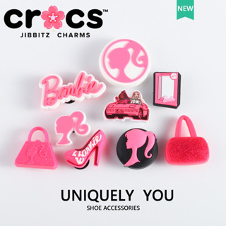 barbie jibbitz crocs 鞋釦 芭比手提包 粉色高跟鞋 charms button