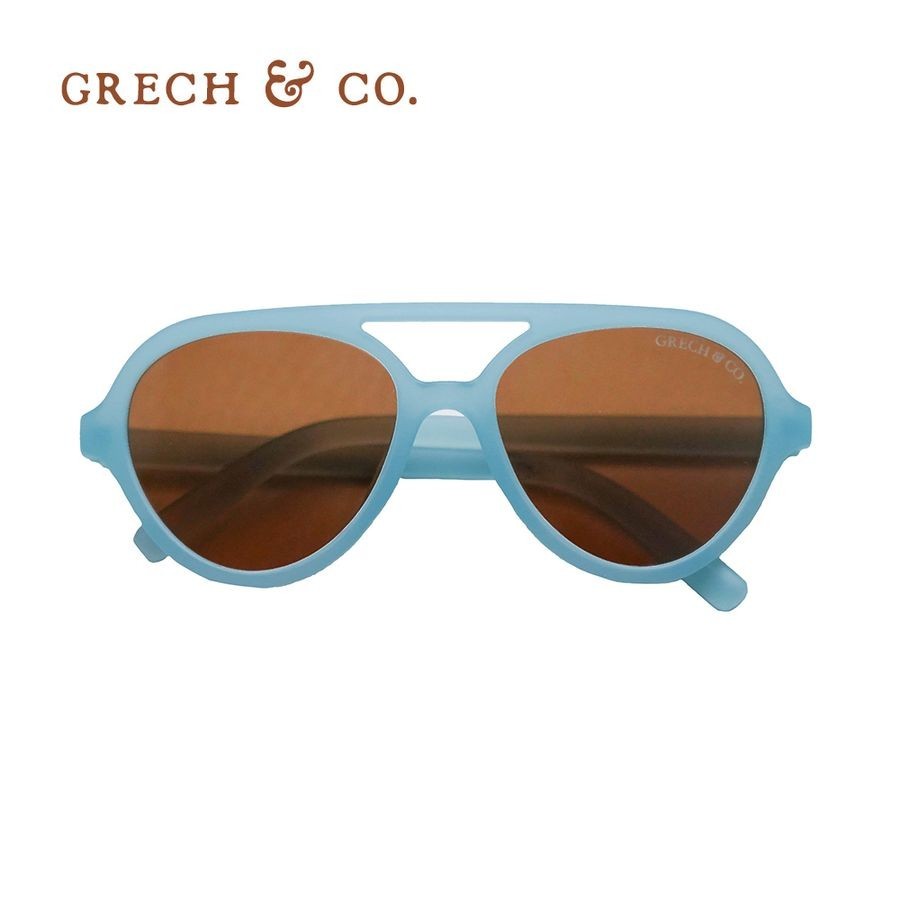 Grech&Co. 飛行員偏光太陽眼鏡/ 嬰兒/ 果凍藍 eslite誠品