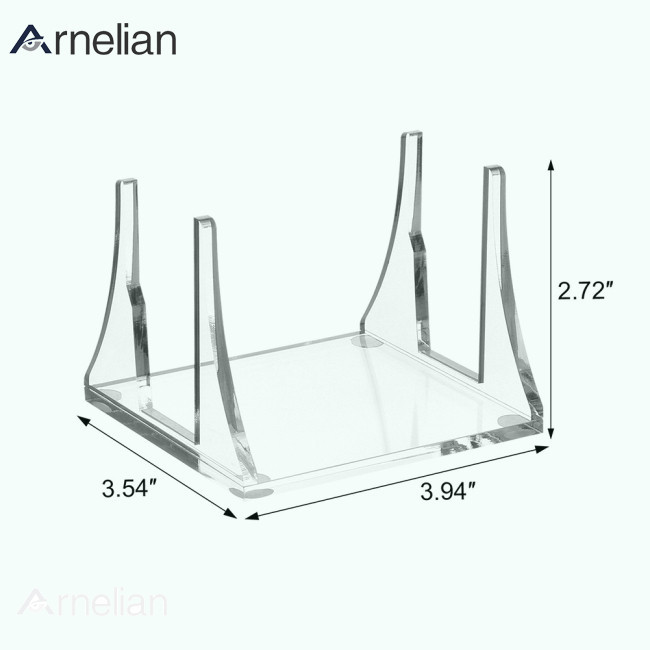 Arnelian 亞克力桌面存儲支架路由器電視盒架支架配件兼容 2010-2020 Mac Mini