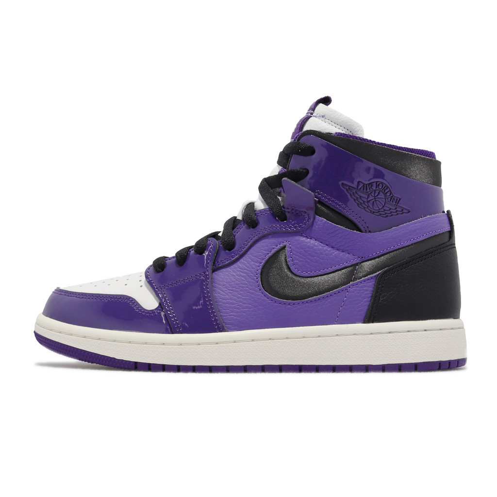 Nike Wmns Air Jordan 1 Zoom Air CMFT 紫 白 亮皮 喬丹 女鞋 CT0979-505