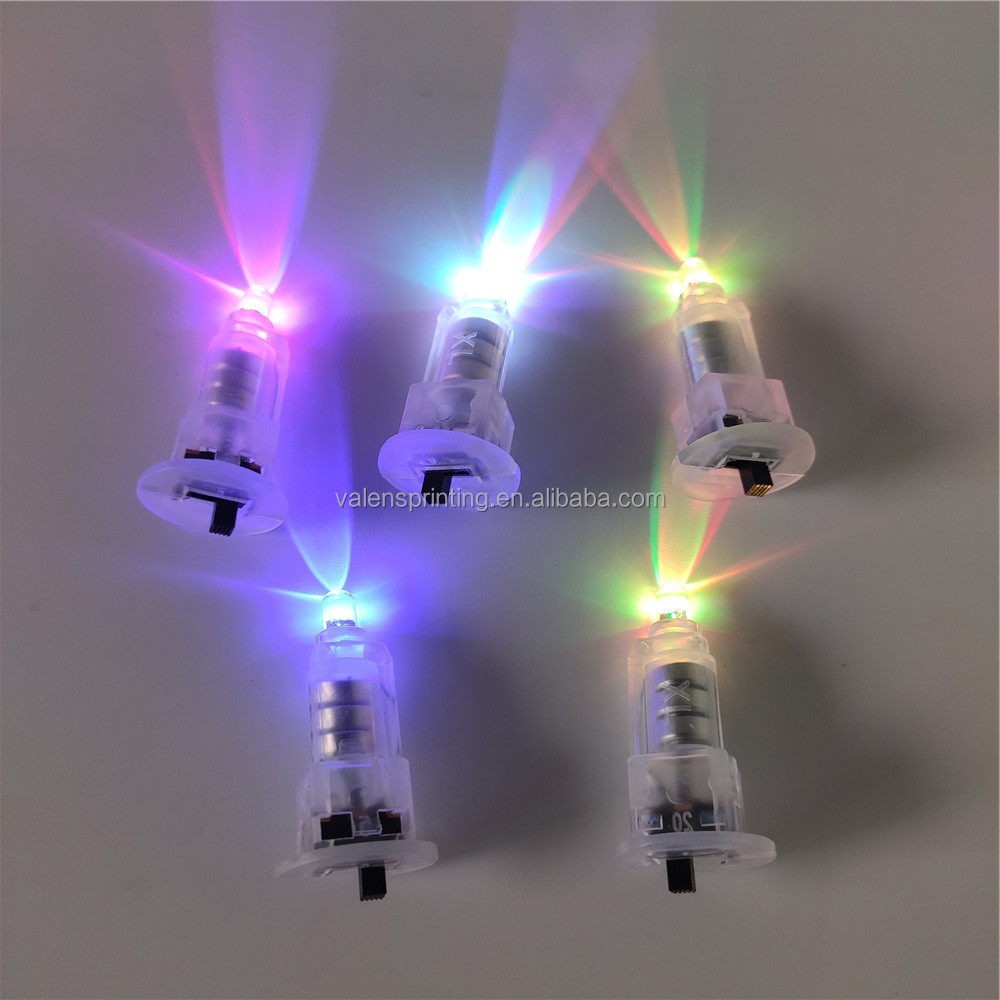 100個  DIY LED 塔燈節日裝飾燈七彩 LED 塔燈燈籠燈底部開關