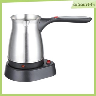 [CuticatecbTW] 500ml 電動土耳其咖啡壺不銹鋼咖啡壺酒吧咖啡廳