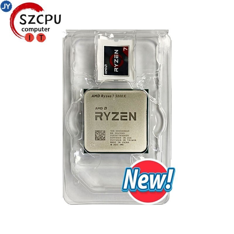 【現貨】amd Ryzen 7 5800x 新 R7 5800x 3.8 GHz 8 核 16 線程 CPU 處理器 7