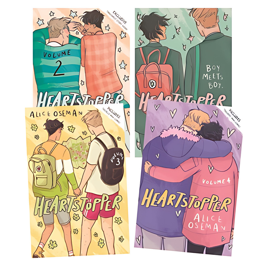Heartstopper #1-4 (平裝本)(graphic novel)(英國版)/Alice Oseman【三民網路書店】
